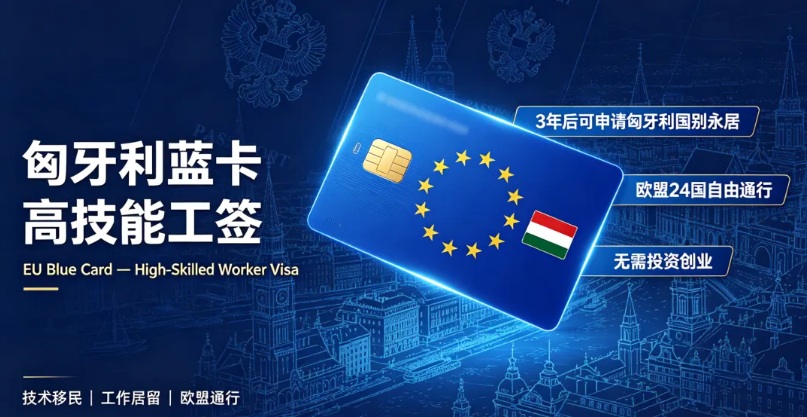 匈牙利欧盟蓝卡，高技能人才欧洲安家新选择