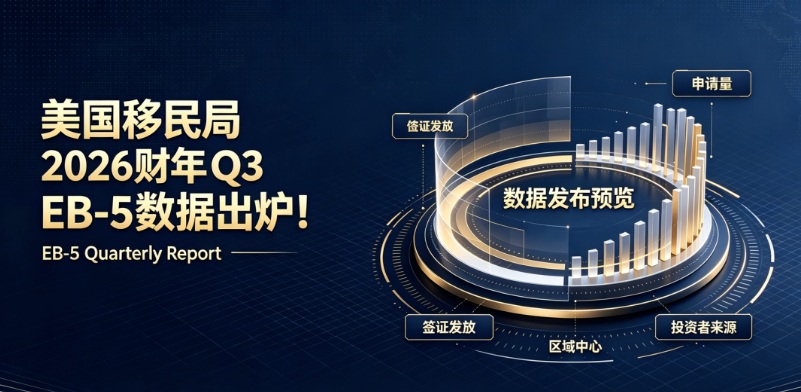 美国移民局 2026 财年 Q3 EB-5 数据出炉！